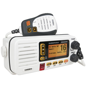 Uniden UM455VHF VHF In-Boat Marine Radio w/ Submersible Speaker Uniden UM455VHF VHF In-Boat Marine Radio w/ Submersible Speaker