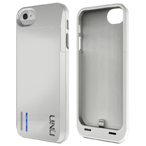 uNu DX Protective Battery Case For iPhone 5 (White Gloss) uNu DX Protective Battery Case For iPhone 5 (White Gloss)