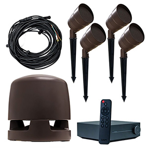 Wiim Outdoor Garden 4.1 Volt Ohm Speaker System