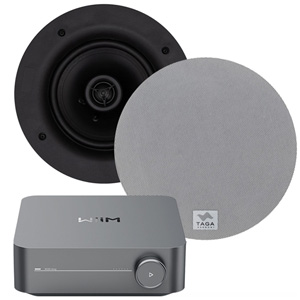 WiiM Retail Background Music System Streaming Amp In-Ceiling Speakers  WiiM Retail Background Music System Streaming Amp In-Ceiling Speakers