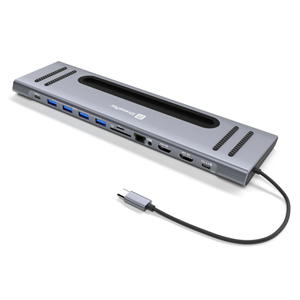 XtremeMac 12-Port Type-C to USB HDMI PD Docking Hub Station