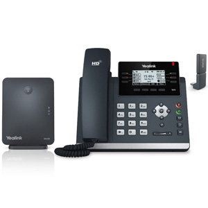 Yealink W41P DECT Wireless Desk Phone + T41S W60B & Dongle DD10K