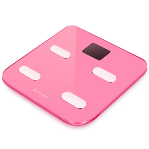 Yunmai Color Smart Scale Body Fat Composition Monitor App Pink