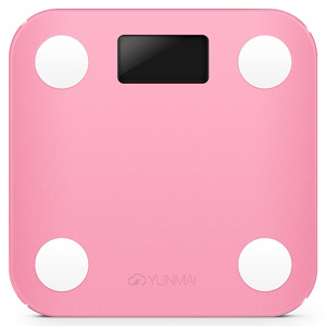Yunmai Mini Smart Scale Body Fat Composition Monitor App Pink