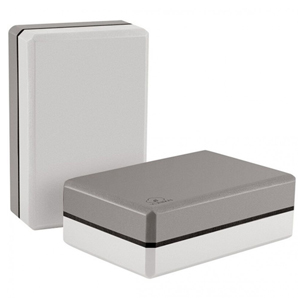 Yunmai Yoga Brick Set of 2 Foam Block High Density Odorless White Grey