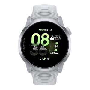 Coros PACE 4 Premium Sport Watch with Silicone Band - Cloud White