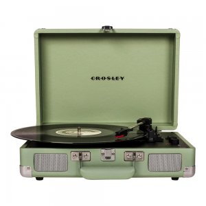 Crosley Cruiser Bluetooth Portable Turntable - Mint Crosley Cruiser Bluetooth Portable Turntable - Mint