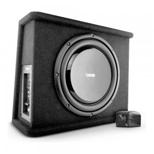 DS18 SB12A 12" Shallow Amplified Sealed Subwoofer Enclosure 350W