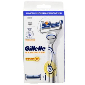 Gillette SkinGuard Sensitive Mens Razor (1 Handle, 1 Refill)