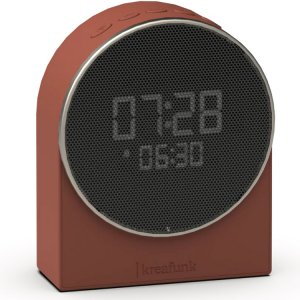 Kreafunk Ivy Alarm Clock W/ Bluetooth Speaker - Terracotta Kreafunk Ivy Alarm Clock W/ Bluetooth Speaker - Terracotta