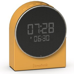 Kreafunk Ivy Alarm Clock W/ Bluetooth Speaker - Mango Burst Kreafunk Ivy Alarm Clock W/ Bluetooth Speaker - Mango Burst