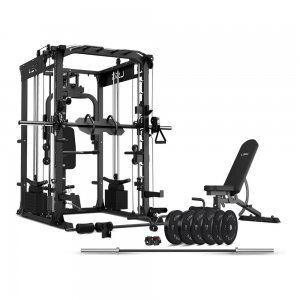 LSG GRK200 10-in-1 Home Gym Station + 90kg Olympic Barbell & Bumper
