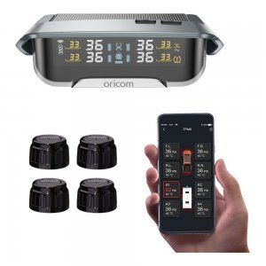 Oricom TPMS10-4E App-Control Tyre Pressure Monitor (4 Sensors) Oricom TPMS10-4E App-Control Tyre Pressure Monitor (4 Sensors)