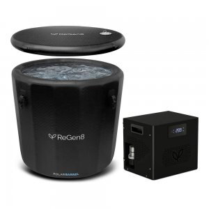 ReGen8 340L PolarBarrel Ice Bath Tub with T1S Chiller