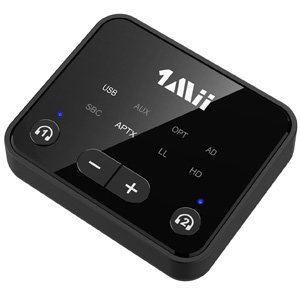 1Mii B06T6 Bluetooth 5.3 Transmitter to 2 Wireless Headphones