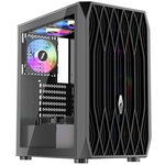 1st Player AY7 ATX M-ATX ITX PC Gaming Case - Black