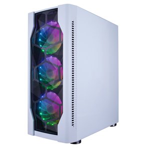 1st Player DK Series D4 ATX Metal Mesh PC Computer Gaming Case White