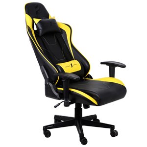 1st Player FK2 Gaming Computer Chair High Density Foam Yellow Black