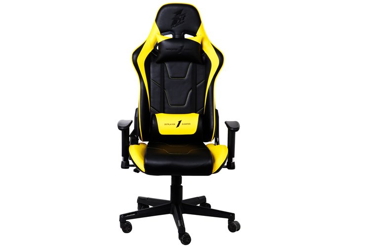 1st Player FK2 Gaming Computer Chair High Density Foam Yellow Black