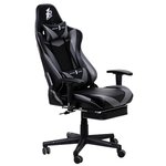 1st Player FK3 Gaming Computer Chair Stainless Steel Frame Black Grey