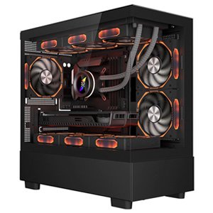 1st Player Mi5 M-ATX ITX PC Gaming Case - Black