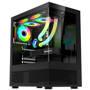 1st Player MI7-A ATX M-ATX ITX PC Gaming Case - Black
