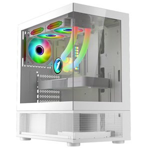 1st Player MI7-A ATX M-ATX ITX PC Gaming Case - White