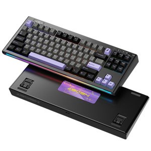 1st Player NEO87 Wireless 3 Mode Mechanical Keyboard - Midnight Violet