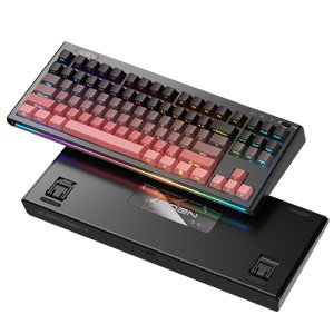 1st Player NEO87 Bluetooth Wireless Mechanical Keyboard - Rose Nebula