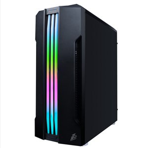 1st Player Rainbow R3-A ATX RGB Tempered Glass PC Gaming Case Black