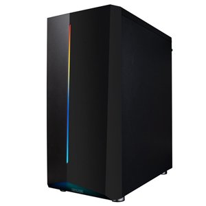 1st Player Rainbow R6-A ATX RGB Tempered Glass PC Gaming Case Black