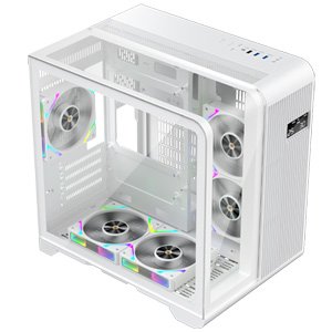 1st Player RT5 M-ATX ITX PC Gaming Case - White