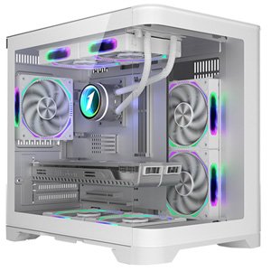1st Player UV5 M-ATX ITX PC Gaming Case - White