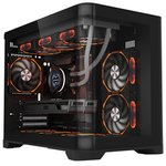 1st Player UV6 M-ATX ITX PC Gaming Case - Black