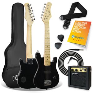 3rd Avenue Junior Electric Guitar Pack - Black
