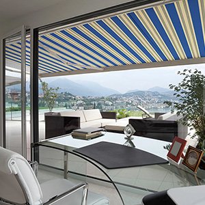 Advaning Luxury 10x8' 3.05x2.4m Electric Acrylic Retractable Awning
