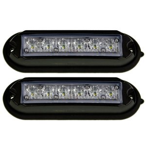 Aerpro DTRL600S 6W Multi-fit DTRL 6 LED Daytime Running Lights