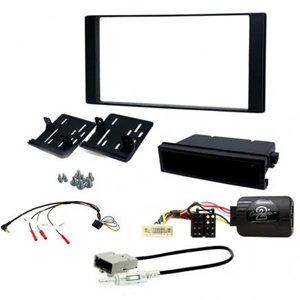 Aerpro FP9268K Single Double DIN Matte Black Install Kit Suit Subaru