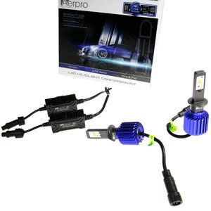 Aerpro H1LED6K Cree H1 LED Headlight 4000 Lumens Globe 5700K