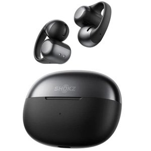 Shokz OpenDots ONE Open-Ear True Wireless Earbuds- Black