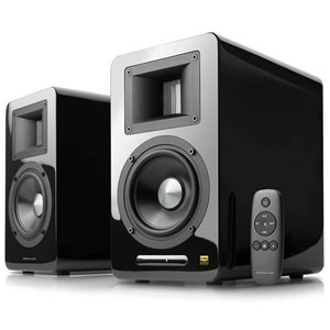 Airpulse A100 Hi-Res Speakers w/ Built-in Amp & Bluetooth - Black