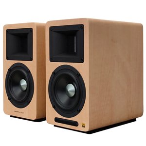 Airpulse A80 Active Hi-Res Bluetooth Speakers - Pine