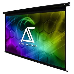 Akia Screens 125" 16:9 4K Electric Motorized Projector Screen
