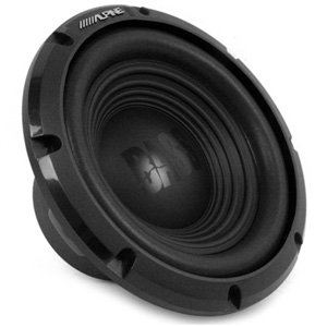 Alpine W10S4 Bass Series 10" 750W Peak 250W RMS Single 4-Ohm Subwoofer