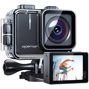 Apeman A100 Waterproof UHD 4K 20MP WiFi Touchscreen Action Camera