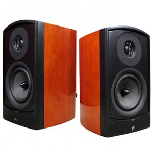 Aperion Verus II Grand Bookshelf Speaker (Cherry Gloss, Pair)