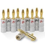 Aperion Audio Premium Quality Banana Plugs (5 Pairs)