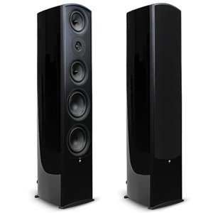 Aperion Verus II Grand Tower Floorstanding Speakers Pair Black