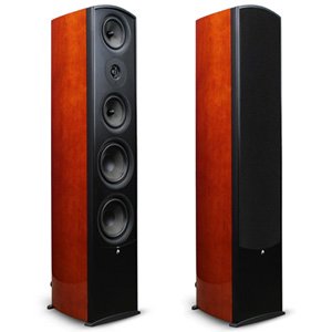 Aperion Verus III Grand V6T+ Tower Floorstanding Speakers Pair Cherry