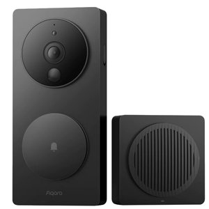Aqara G4 Smart Video Doorbell with Chime - Black